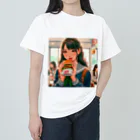 Sawadadaのハンバーガー女子 Heavyweight T-Shirt
