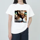 feliceのキャットフードの匂いに反応する猫 Heavyweight T-Shirt