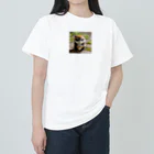 音楽研究員雅琴のぽんぽこたぬきさんの日常 Heavyweight T-Shirt