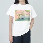 ハンドメイドSaoriのねこ♡寝子 ヘビーウェイトTシャツ