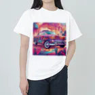 未来工房のArt Paint Car Heavyweight T-Shirt