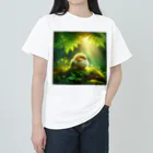 きっとカワイイ何でも図鑑の眠るひよこ Heavyweight T-Shirt