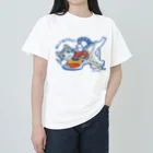 AckeeWolf Art Shopの僕が結んであげるよ　白T ヘビーウェイトTシャツ