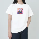 Kousuke2の猫侍 ヘビーウェイトTシャツ