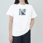 ブルーレイの氷山と狐 Heavyweight T-Shirt