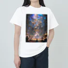 AQUAMETAVERSEの幻想的な世界　なでしこ1478 ヘビーウェイトTシャツ