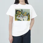 シーシャ美術館の『リンゴの籠とシーシャのある静物』 Heavyweight T-Shirt