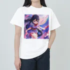 Cat wingsのオリジナルキャラ Heavyweight T-Shirt