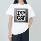 ktlineのI lOVE CAT! ヘビーウェイトTシャツ