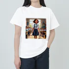 terurun19の海外の小学生 Heavyweight T-Shirt