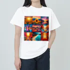 HAPPYTimeのカラフル背景 Heavyweight T-Shirt