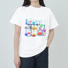 パキュラSHOPのカラフルなサイエンス ヘビーウェイトTシャツ