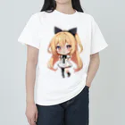 AI美女グラビアアートの異世界ラウンジ〜真山メルティ〜 ヘビーウェイトTシャツ