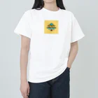 リトルスタイルズ　パパママ&子ども服のlittle styles yellow ヘビーウェイトTシャツ