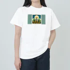 nkcamelliaの幸運と繁栄 ヘビーウェイトTシャツ