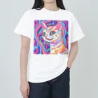 Amrita StoreのPsy Cat ヘビーウェイトTシャツ