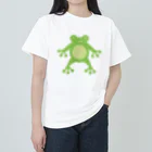 Wonder Bird Forestのかえるのアルフォンス ヘビーウェイトTシャツ