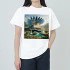 Korosukenariの異世界の風景が現実と未来を繋ぐ Heavyweight T-Shirt