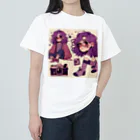 潮風のカメラと少女 ヘビーウェイトTシャツ