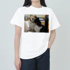 Yukaの絵と実家の犬🐕のチワワの小夏とイヴ ヘビーウェイトTシャツ