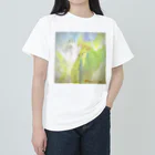 kirokokeshiの氷の世界に桜が咲く ヘビーウェイトTシャツ
