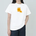 ちぃちゃんのアトリエのゆるいキリンさん Heavyweight T-Shirt