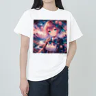 momonekokoの宇宙を旅する女海賊 ヘビーウェイトTシャツ