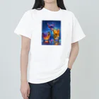 AQUAMETAVERSEの豪華なバカラのグラス　ラフルール　1859 ヘビーウェイトTシャツ