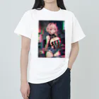 adultistのサイバーピンクセクシーガール Heavyweight T-Shirt