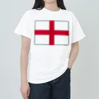 お絵かき屋さんのイングランドの国旗 Heavyweight T-Shirt