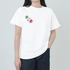 holly_birdsの【ばーず】シマエナガ団子 Heavyweight T-Shirt