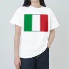 お絵かき屋さんのイタリアの国旗 ヘビーウェイトTシャツ