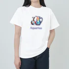 mirinconixの12星座/水瓶座 Heavyweight T-Shirt