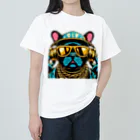 papi&biaのラッパーフレンチブルドッグ Heavyweight T-Shirt