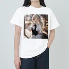 sgt-chikaraのパン屋の少女（AIイラスト） Heavyweight T-Shirt