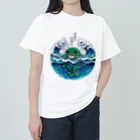 s-_-の河童の川流れグッツ ヘビーウェイトTシャツ