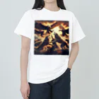 chikokuma76のイヌワシとオオカミ Heavyweight T-Shirt