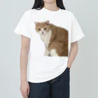 Mashlyのマシロくん猫グッズ ヘビーウェイトTシャツ