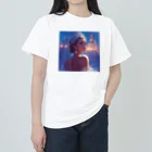 AQUAMETAVERSEの宵闇に輝くクリスタルの女王 Marsa 106 ヘビーウェイトTシャツ