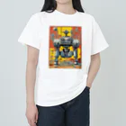 mirinconixのレトロで大きくてジャンクな戦闘用ロボットくん Heavyweight T-Shirt