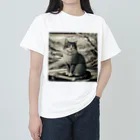 猫XショップX猫の白夜の猫クン Heavyweight T-Shirt