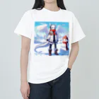 静寂工房の音の氷のドラゴン（Ice Dragons） Heavyweight T-Shirt