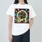 RISE　CEED【オリジナルブランドSHOP】の金運ドラゴン Heavyweight T-Shirt