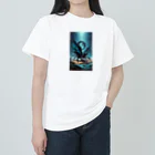 AI空想生き物図鑑のブラックマンタ×サソリ Heavyweight T-Shirt