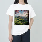 Mitsugosiの異世界の風景 ヘビーウェイトTシャツ