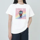 ANDORAの虹色トロピカル ヘビーウェイトTシャツ