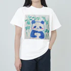 モチクマのモフモフパンダ君 ヘビーウェイトTシャツ