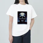 madaga-skullのドットスカル ヘビーウェイトTシャツ