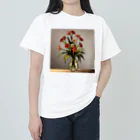 samenoa81の花瓶と花 ヘビーウェイトTシャツ