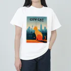 ヒロワークスのシティーキャット🐈🐈🐈 ヘビーウェイトTシャツ